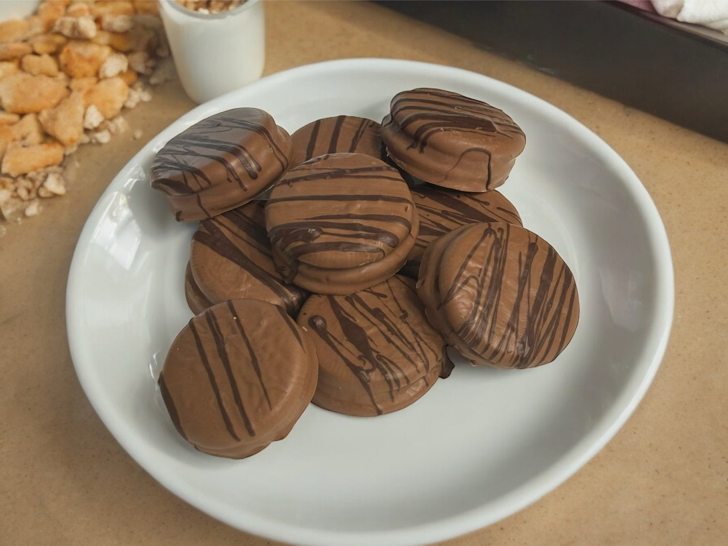 Gluten-Free Chocolate Covered Double Stuffed Oreos