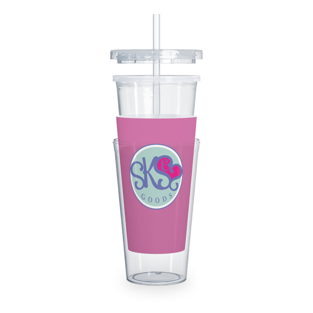 Sassy Kat Tumbler with Straw