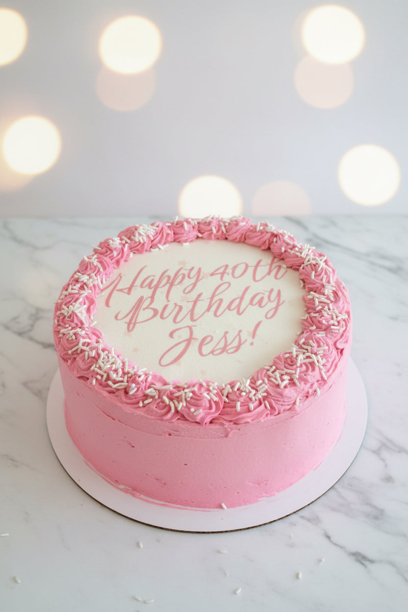 Gluten-Free 2 Layer Round Cake