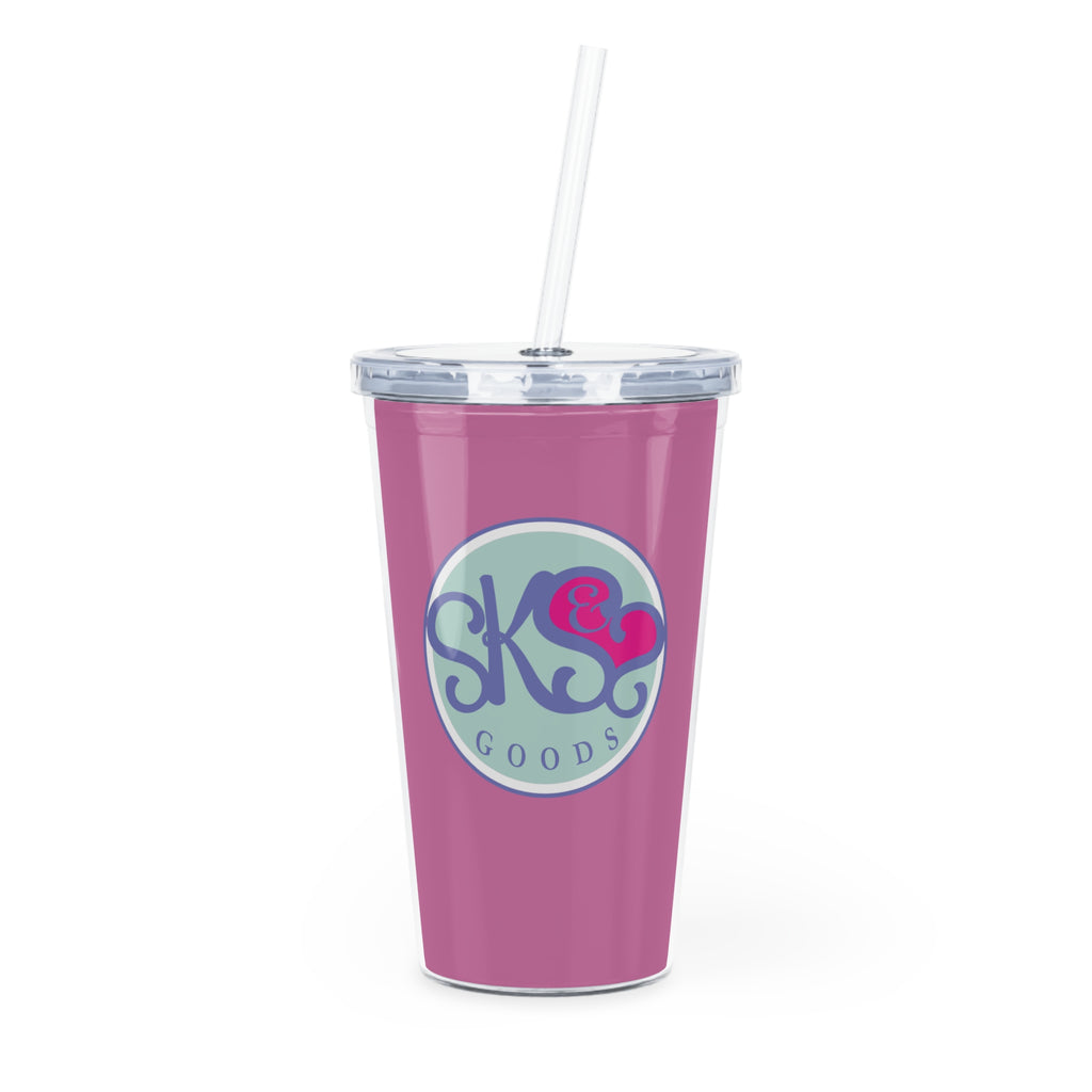 Sassy Kat Tumbler with Straw
