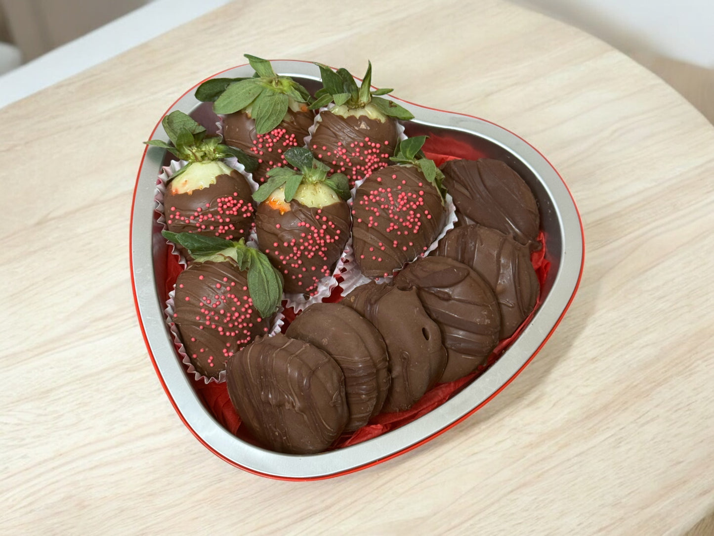 Valentine's Day Strawberries & Chocolate-Covered Oreos